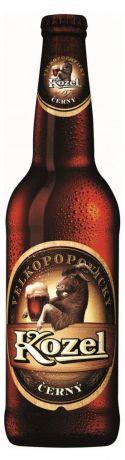 Напиток пивной Velkopopovicky Kozel Cerny темный фильтрованный 3,7%, 450 мл