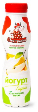 Йогурт питьевой Пестравка Груша 2%, 270 г