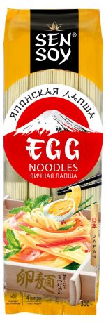 Лапша яичная Sen Soy Egg Noodles, 300 г