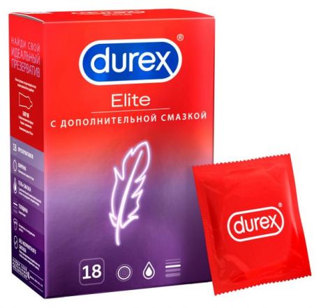 Презервативы Durex Elite, 18 шт