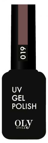 Гель-лак для ногтей UV Olystyle OLS-GL антрацитовый тон 019, 10 мл