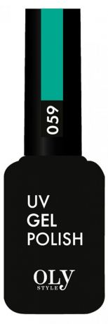 Гель-лак для ногтей UV Olystyle OLS-GL морской зеленый тон 059, 10 мл