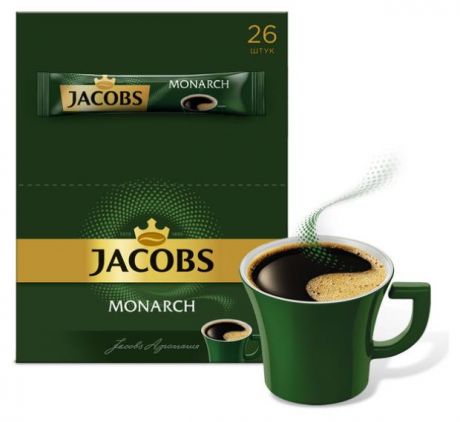 Кофе растворимый Jacobs Monarch сублимированный, 1,8 г