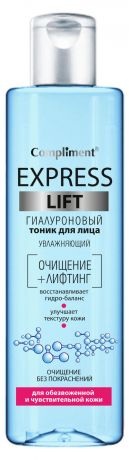 Тоник для лица Compliment Express Lift гиалуроновый увлажняющий, 250 мл