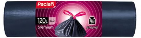 Мешки для мусора Paclan Premium 74х96 см, 120 л, 10 шт
