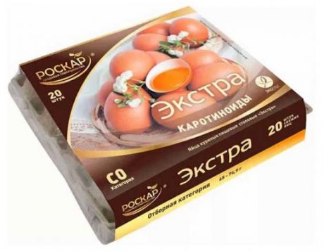 Яйца куриные Роскар Экстра С1, 25 шт
