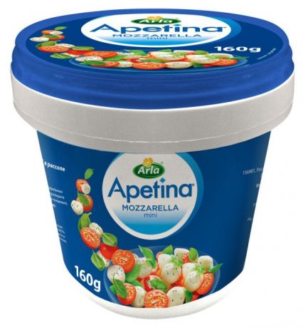 Сыр рассольный Arla Apetina Моцарелла мини 45%, 160 г