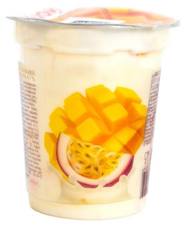 Йогурт Пестравка манго и маракуйя 4,7%, 110 г