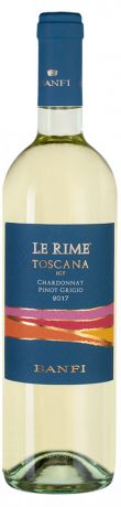 Вино Banfi Le Rime Toscana белое сухое Италия, 0,75 л
