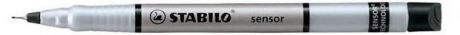 Ручка капиллярная Stabilo Sensor 0,3 мм, черный