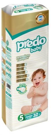 Подгузники Predo Baby 5 (11-25 кг), 32 шт
