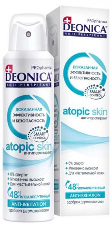 Антиперспирант спрей Deonica PROpharmaAtopic Skin, 150 мл