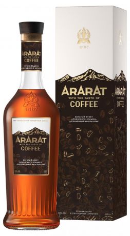 Напиток спиртовой на основе коньяка Арарат со вкусом кофе Армения, 0,5 л