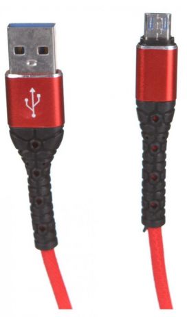 Кабель mObility USB Micro USB красный