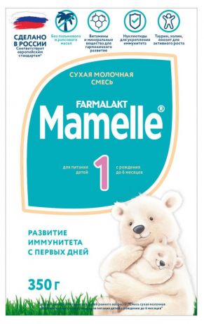 Смесь молочная Mamelle адаптированная 1 с 0 до 6 мес., 350 г