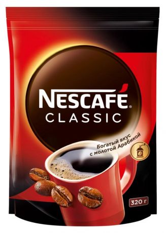 Кофе растворимый Nescafe Classic, 320 г