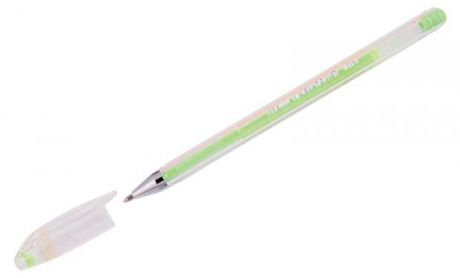 Ручка гелевая Crown Hi-Jell Pastel зеленая, 0,8 мм