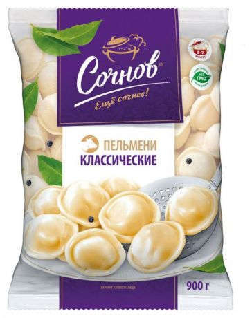 Пельмени Сочнов Классические, 900 г