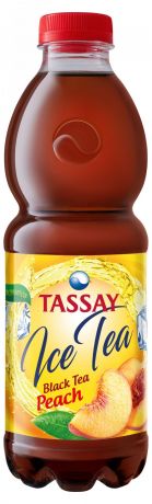 Чай холодный TASSAY черный с персиком, 1 л