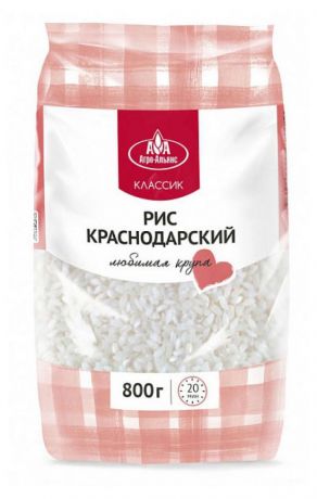 Рис Агро-Альянс Краснодарский Классик, 800 г