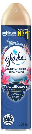 Аэрозоль Glade лазурная волна и магнолия, 300 мл