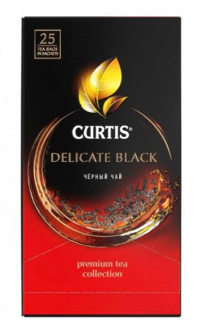 Чай черный Curtis Delicate Black, 25x1,7 г