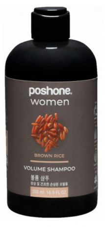 Шампунь для волос Posh One Brown Rice для придания объема, 500 мл