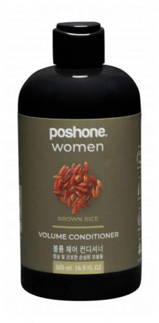 Кондиционер Posh One Brown Rice для придания объема для нормальных сухих и поврежденных волос , 500 мл