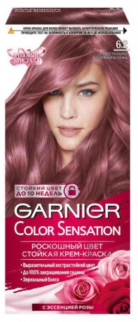 Крем-краска "Color Sensation Розовый Кристалл" Garnier, 6.2, Кристально Розовый Блонд