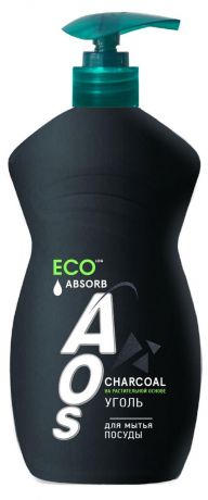 Средство для мытья посуды Aos ЭКО Уголь, 450 г
