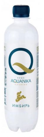 Напиток Aquanika Имбирь негазированный, 500 мл