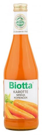Сок Biotta BIO Морковный прямого отжима, 500 мл