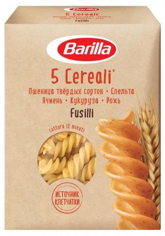 Макаронные изделия Barilla Fusilli "5 Злаков", 450 г