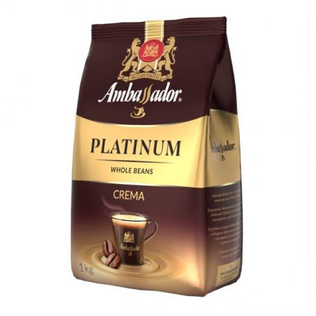 Кофе в зернах Ambassador Platinume Сrema, 1 кг
