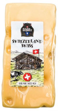 Сыр твердый Laime Швейцарский 45%, вес