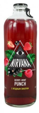 Напиток слабоалкогольный Nirvana со вкусом мяты и ягод 4,5%, 330 мл