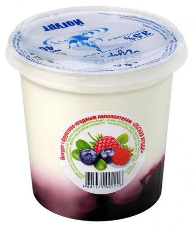 Йогурт Царка лесные ягоды 3,5%, 400 г