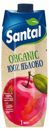 Сок Santal Organic Яблочный, 1 л
