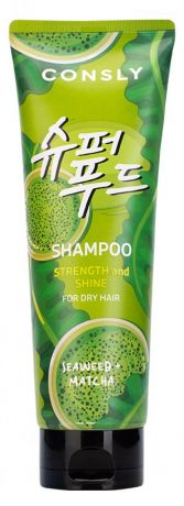 Шампунь для волос Consly Для силы и блеска с экстрактом водорослей и зеленого чая, 250 мл