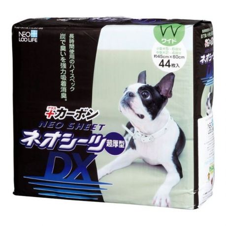 Пелёнки для кошек и собак NEO SHEET DX с активированным углем 45x60см 44шт