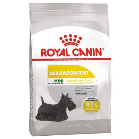 Корм для щенков ROYAL CANIN Mini Dermacomfort для мелких пород с чувствительной кожей сух. 3кг