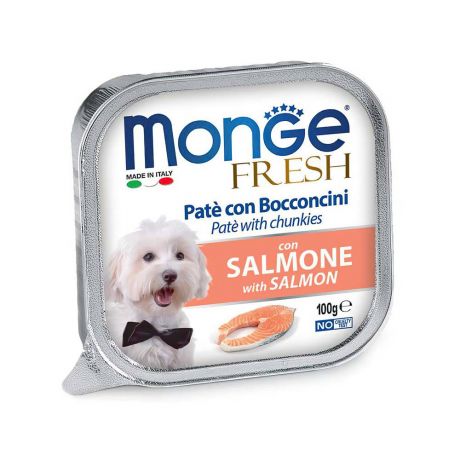 Корм для собак Monge Dog Fresh с лососем конс. 100г