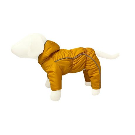 Комбинезон для собак OSSO-Fashion на синтепоне 28 (девочка) горчичный