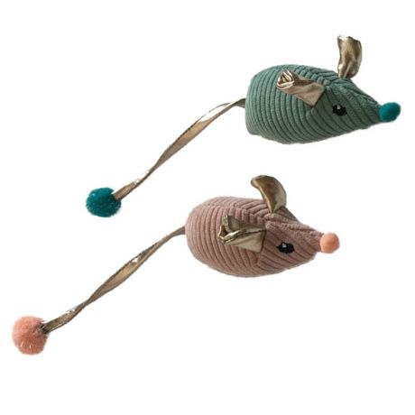 Игрушка для кошек CHOMPER Berry Frost Набор Мышки с мячиком на хвосте 2 шт