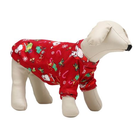 Кофта для собак SIMA LAND Пижон "Подарки" новогодняя размер XL, красный (ДС 45, ОШ 36, ОГ 56см)