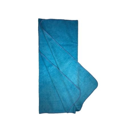 Полотенце для собак МОХНАТЫЕ УШКИ из микрофибры голубое 60х100см