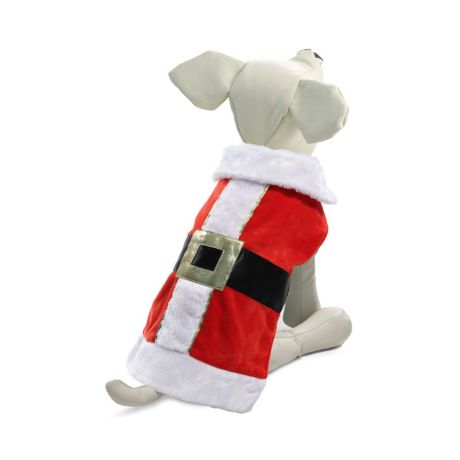 Попона для собак TRIOL "Костюм Деда Мороза" XL, красный, размер 40см, серия NEW YEAR