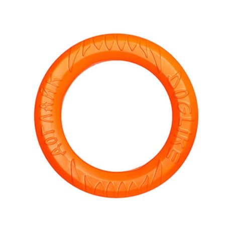 Игрушка для собак DOGLIKE Снаряд Tug&Twist Кольцо 8-мигранное малый (Оранжевый)