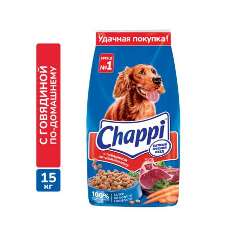 Корм для собак Chappi Говядина сух. 15кг