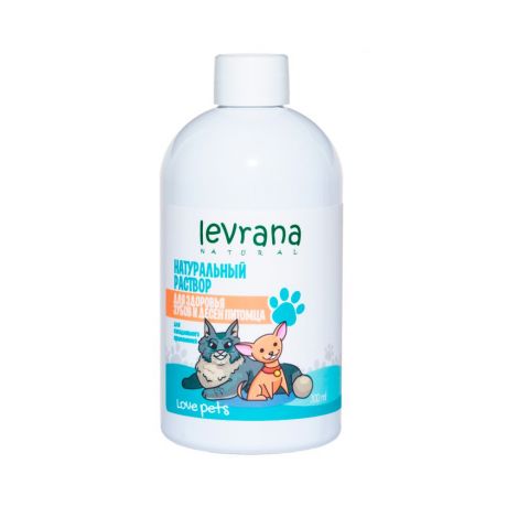 Раствор LEVRANA Love pets для здоровья зубов и десен питомца 300мл